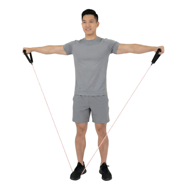 Resistance Tube Bands with Foam Handles